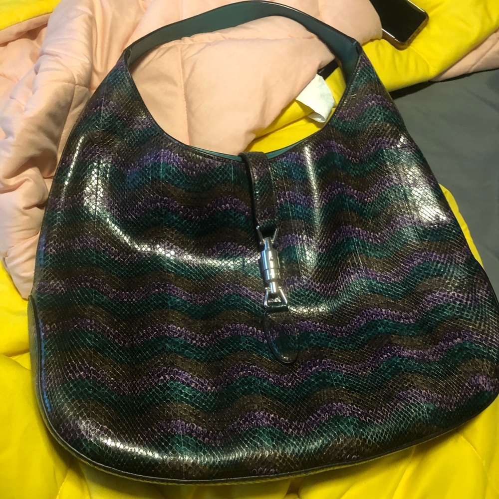 RunWay Gucci Jackie python  bag